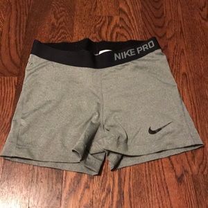 Nike pro spandex/compression shorts